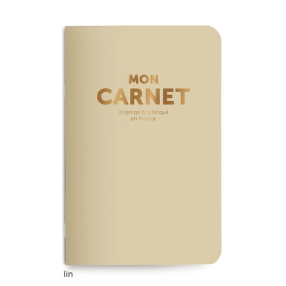 Carnets de poche colorés (couleur au choix)