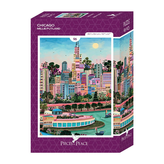 Mini Puzzle Chicago 96 pièces