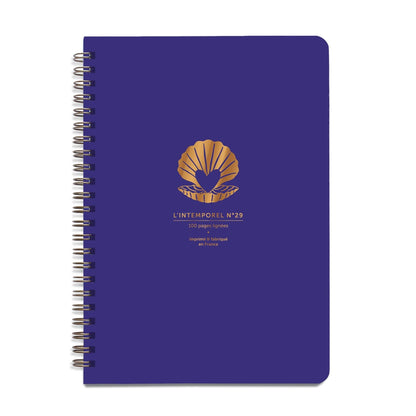 Carnet Intemporel Perle bleu roi
