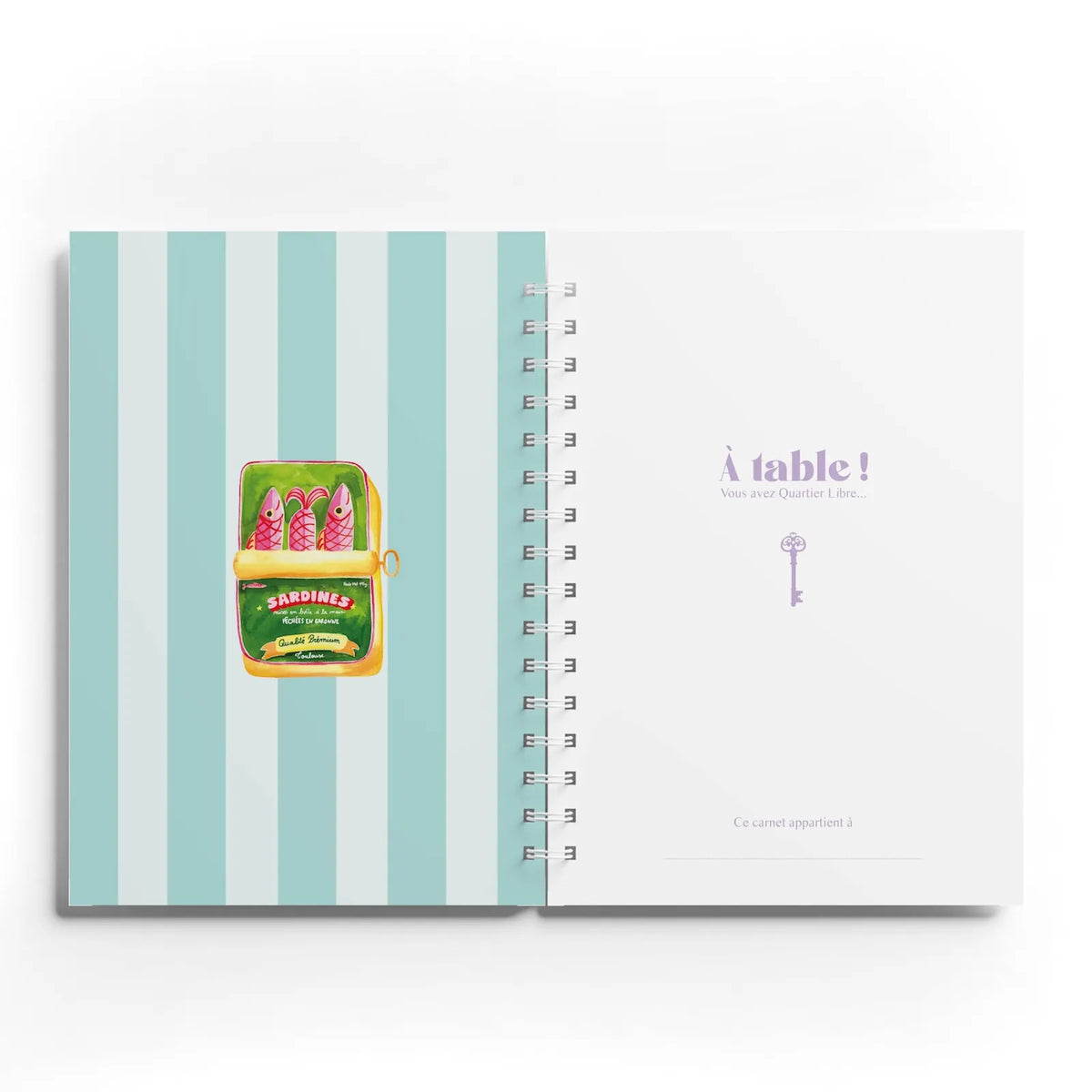 Carnet de recettes Sardines
