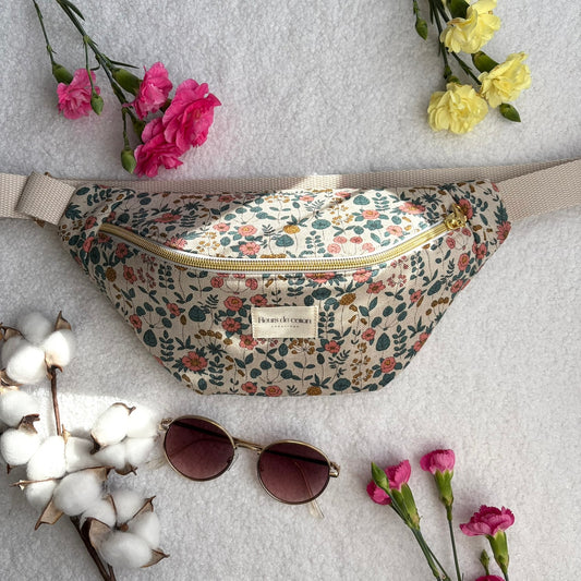 Sac banane - Fleurs