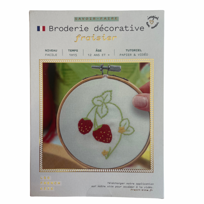 Kit de broderie fraisier