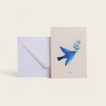 Carte double avec enveloppe - Peace