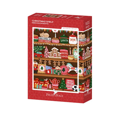 Mini Puzzle Christmas Shelf 96 pièces
