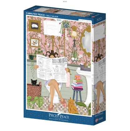 Puzzle 5 minutes peace 500 pièces