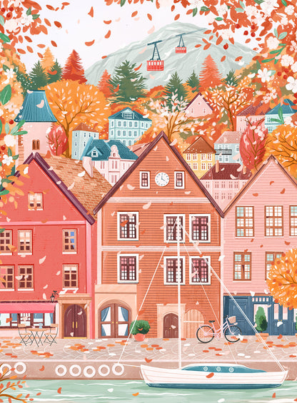 Mini Puzzle Bergen 96 pièces