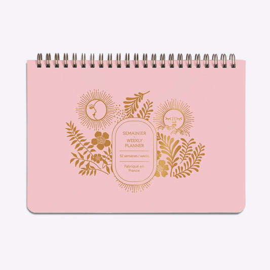 Semainier Solar rose