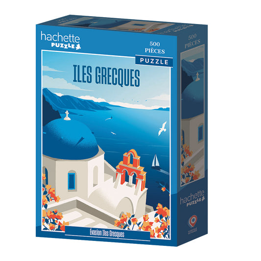 Puzzle Évasion Îles Grecques 500 pièces