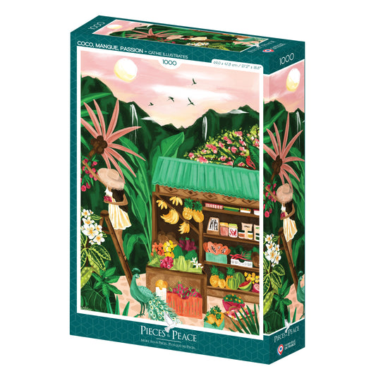 Puzzle Coco, mangue, passion 1000 pièces