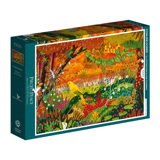 Puzzle Conure dorée 1000 pièces