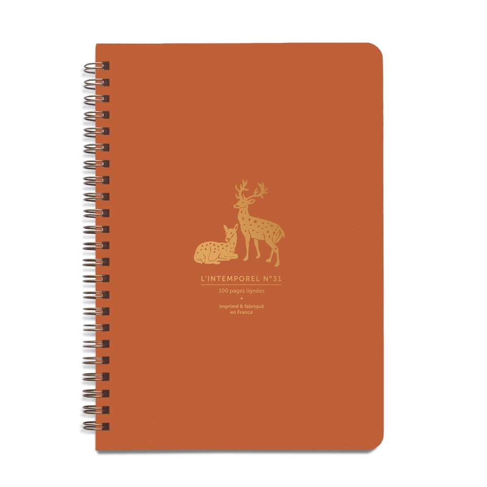Carnet Intemporel Daims rouille