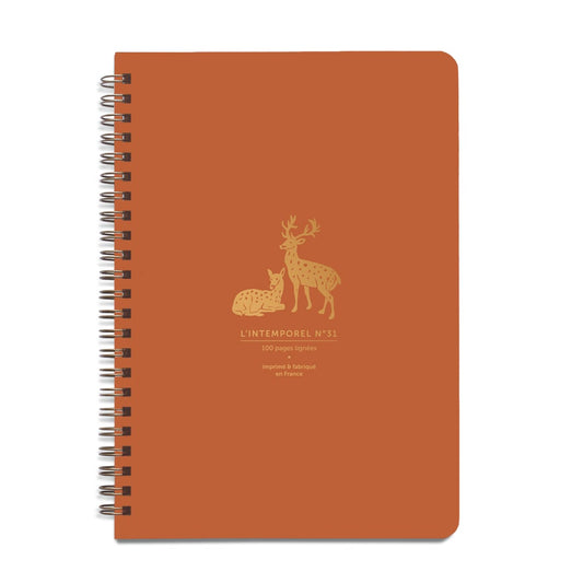 Carnet Intemporel Daims rouille