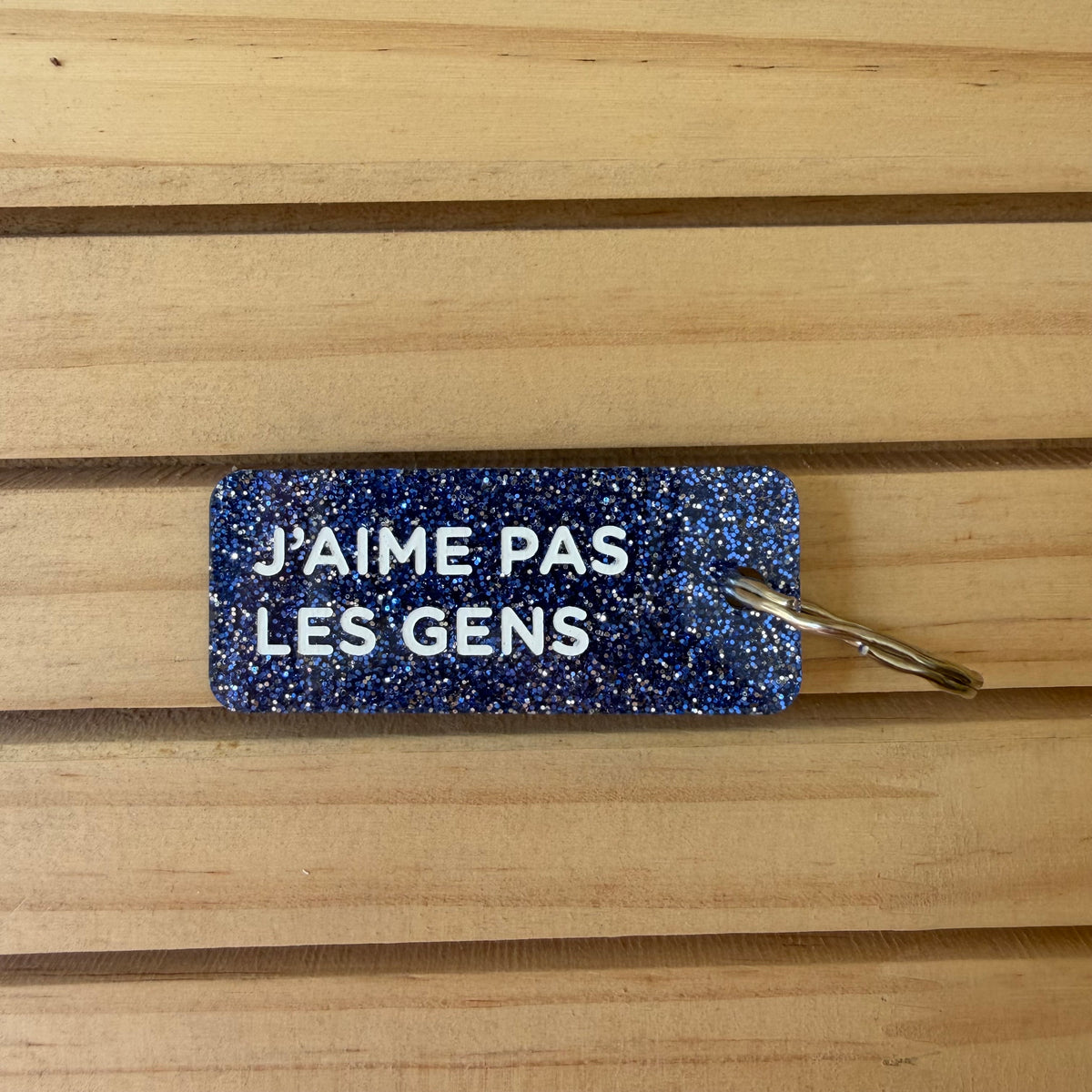 Porte-clés J’aime pas les gens