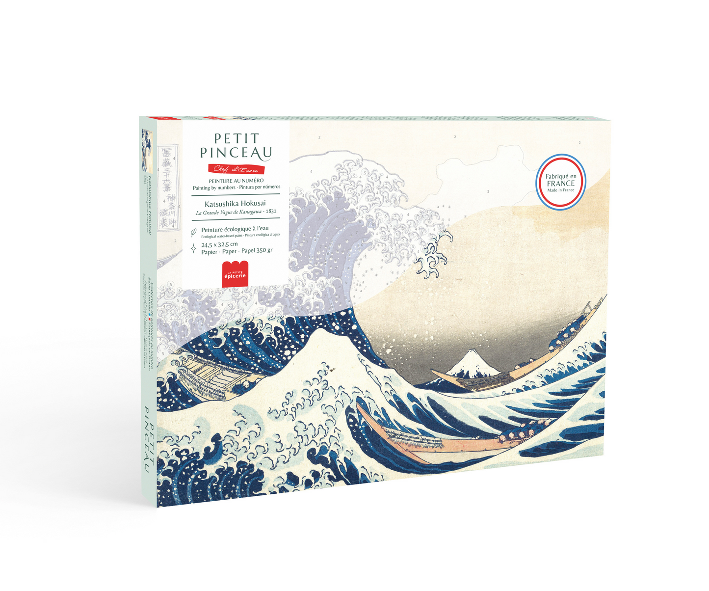 Kit de peinture La grande vague de Kanagawa - Katsushika Hokusai