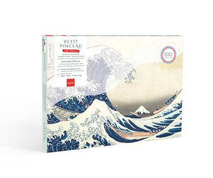 Kit de peinture La grande vague de Kanagawa - Katsushika Hokusai