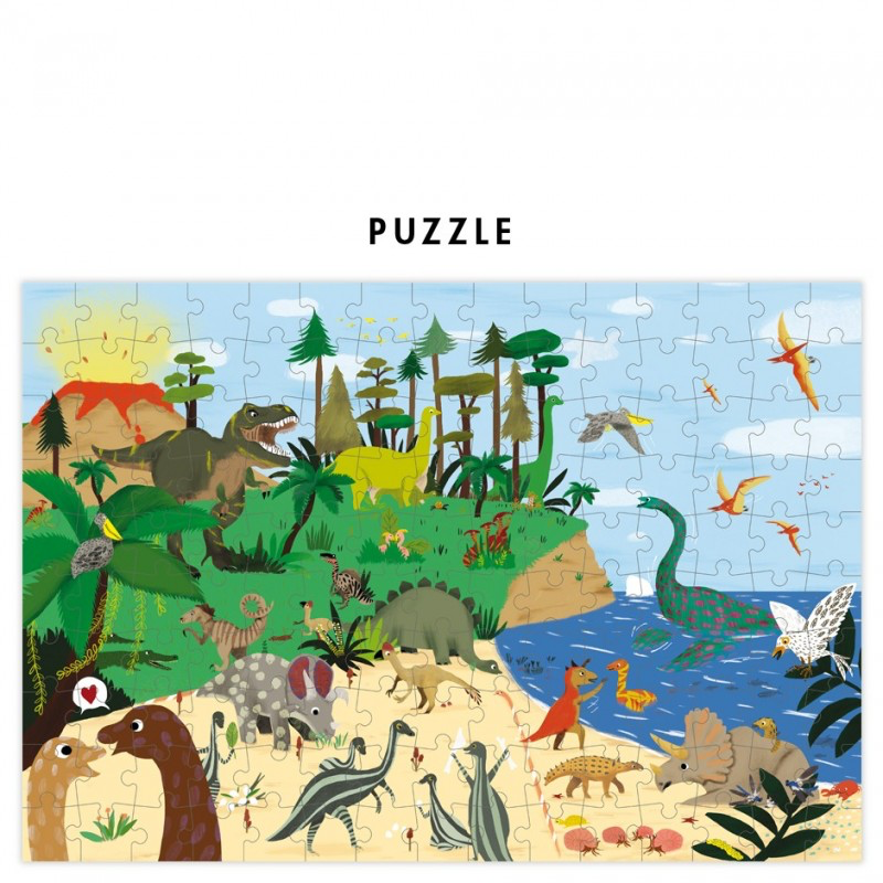 Puzzle Dinosaures jurassique 192 pièces