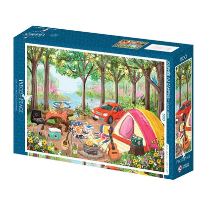 Puzzle Journée au camping 500 pièces