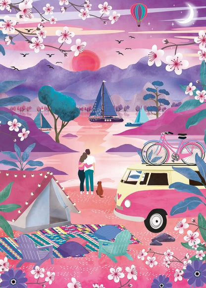 Puzzle Escapade printanière 500 pièces