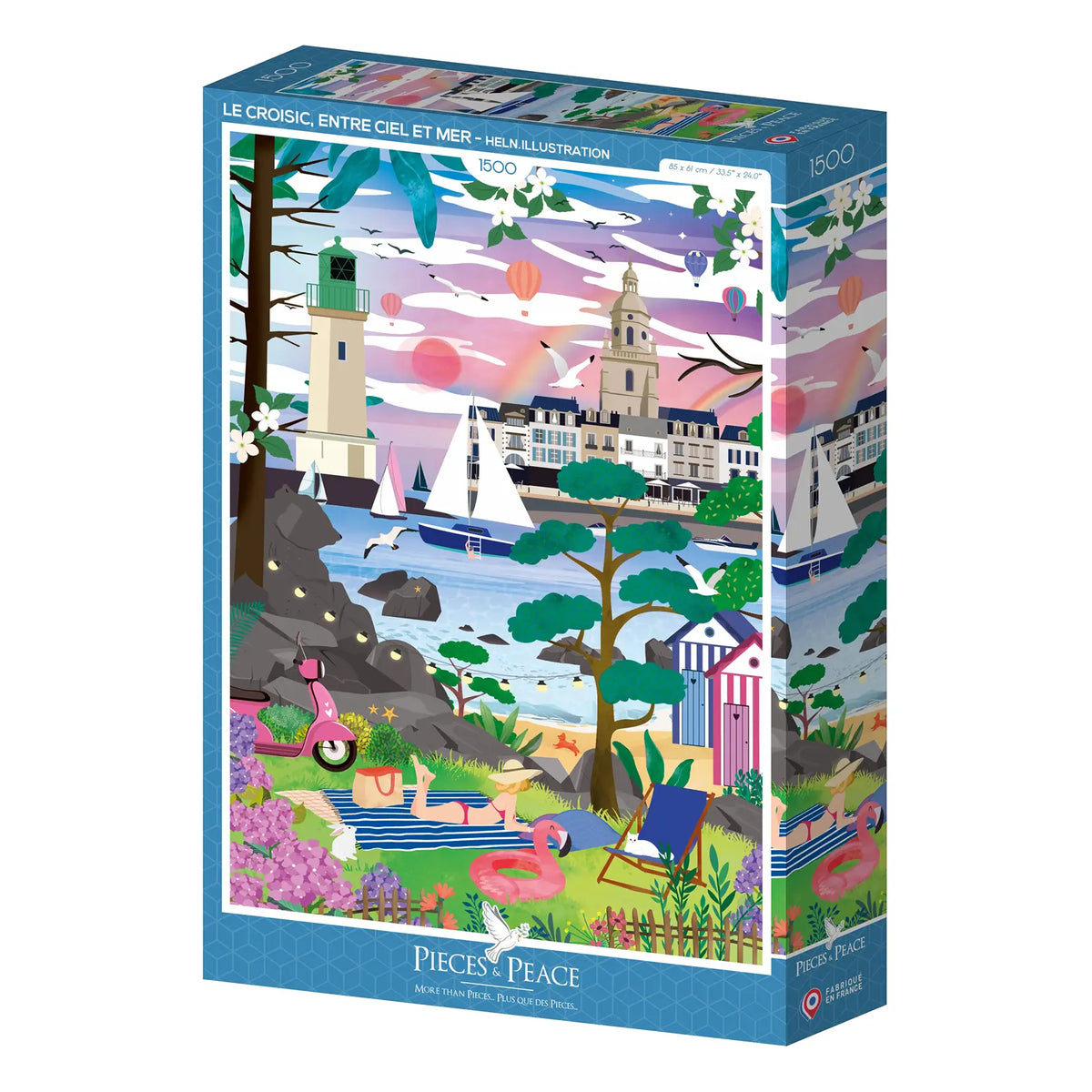 Puzzle - Le Croisic, entre Ciel et Mer 1500 pièces