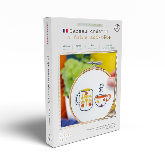 Kit de broderie l’heure du thé