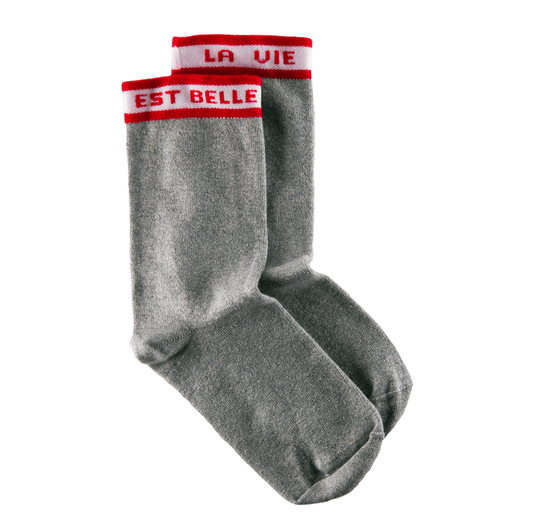Chaussettes la vie est belle T36-41