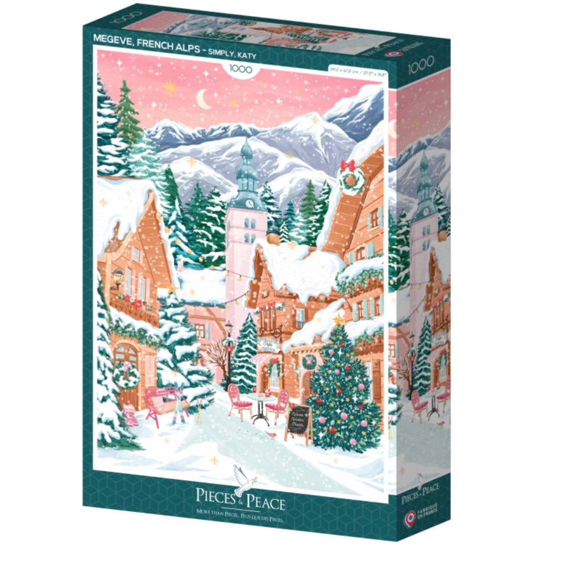 Puzzle Megève, Alpes françaises 1000 pièces