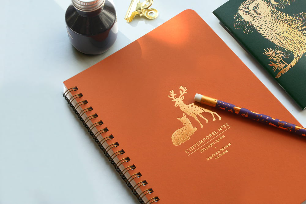 Carnet Intemporel Daims rouille