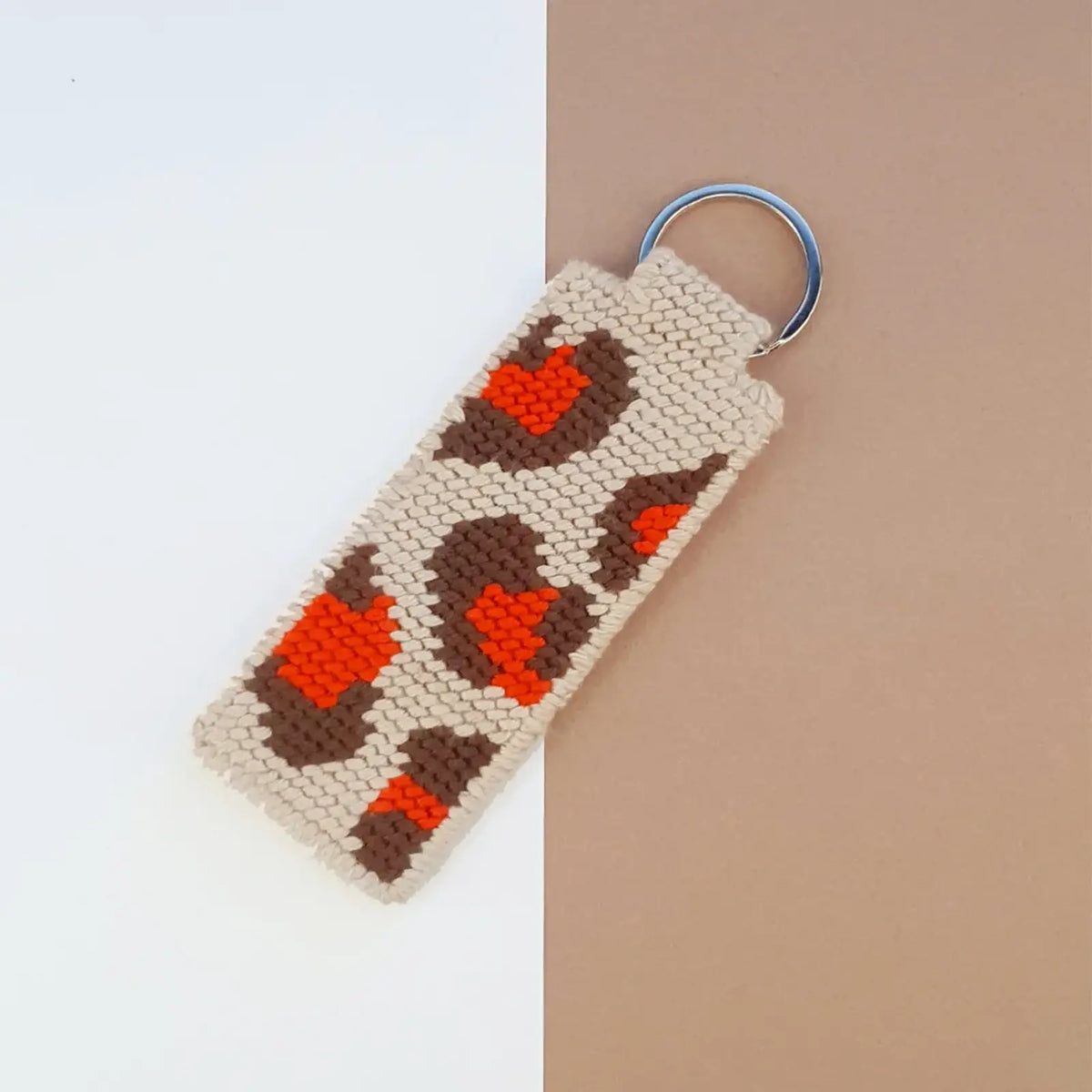 Kit de canevas porte-clés - Léopard