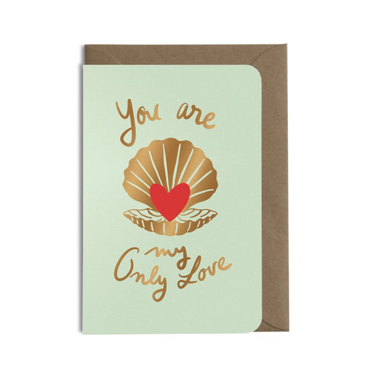 Carte double avec enveloppe - You Are My Only Love