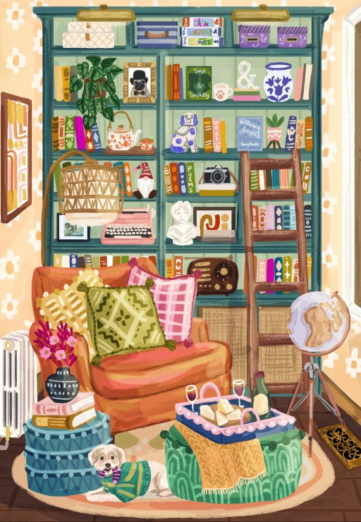 Puzzle Reading cosy spot 1000 pièces