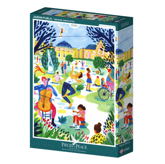 Puzzle Jardin public 1000 pièces