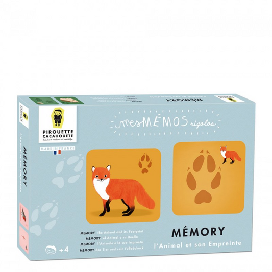 Jeu mémo L’animal et son empreinte