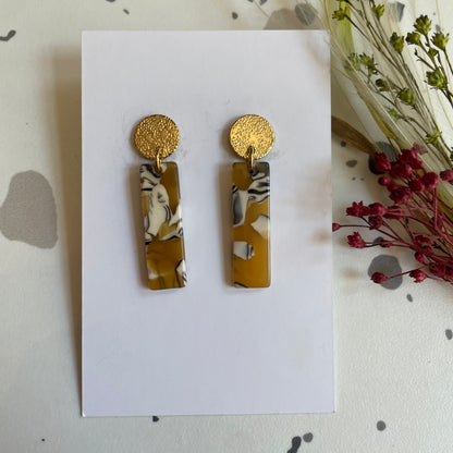 Boucles d’oreilles Charlie ocre