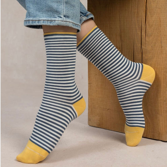 Chaussettes Coton Rayures Jean T36/40