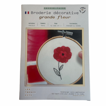 Kit de broderie Grande Fleur