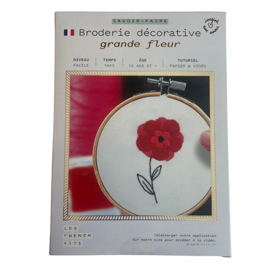 Kit de broderie Grande Fleur