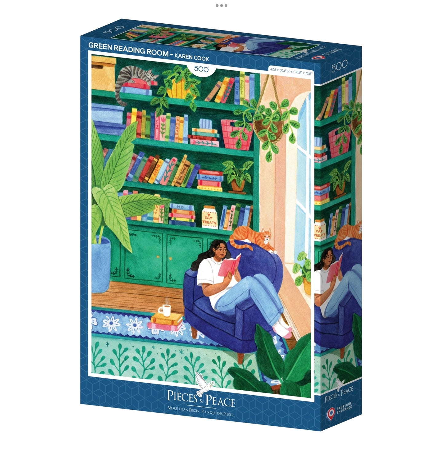 Puzzle Green reading room 500 pièces