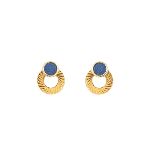 Boucles d’oreilles Noa bleu