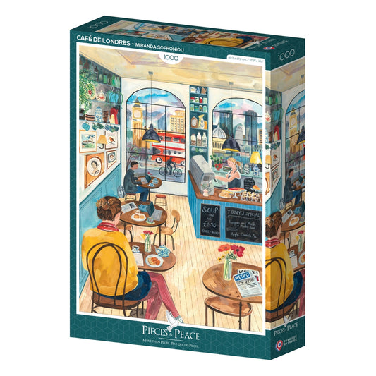 Puzzle London café 1000 pièces