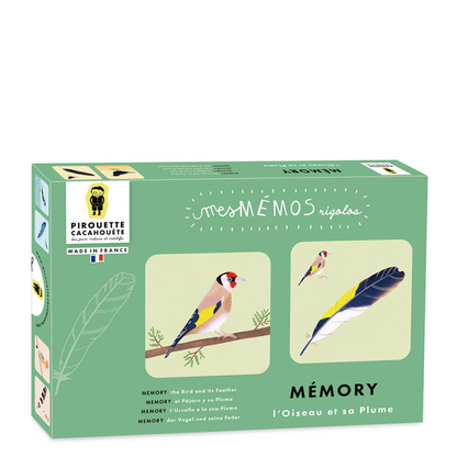 Jeu mémo L’oiseau et sa plume