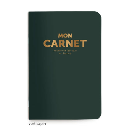 Carnets de poche colorés (couleur au choix)