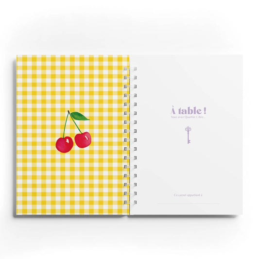 Carnet de recettes Cherry