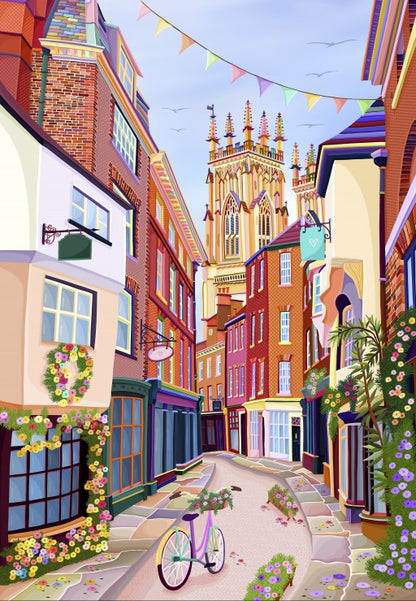 Puzzle York Petergate 1000 pièces