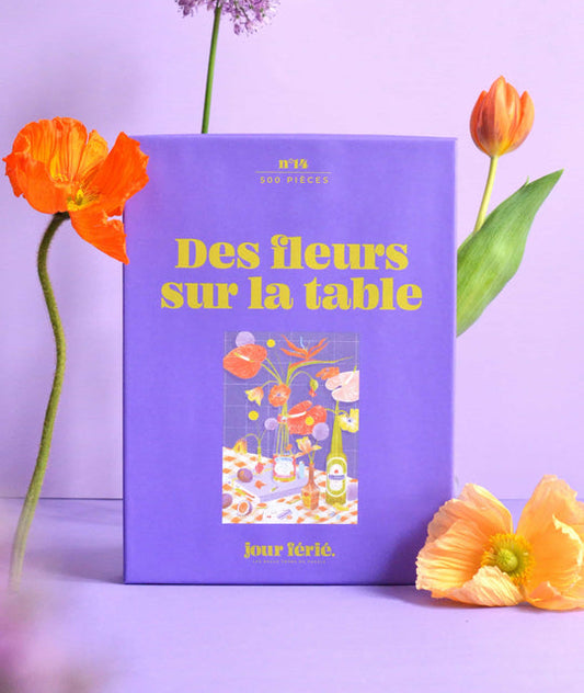 Puzzle Des fleurs sur la table