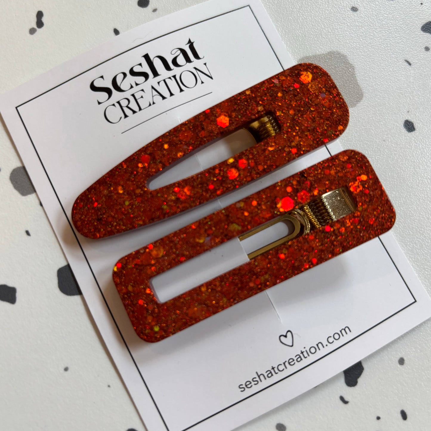Duo de barrettes modèle N°17
