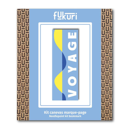 Kit de canevas marque-pages Voyage