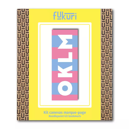 Kit de canevas marque-pages OKLM