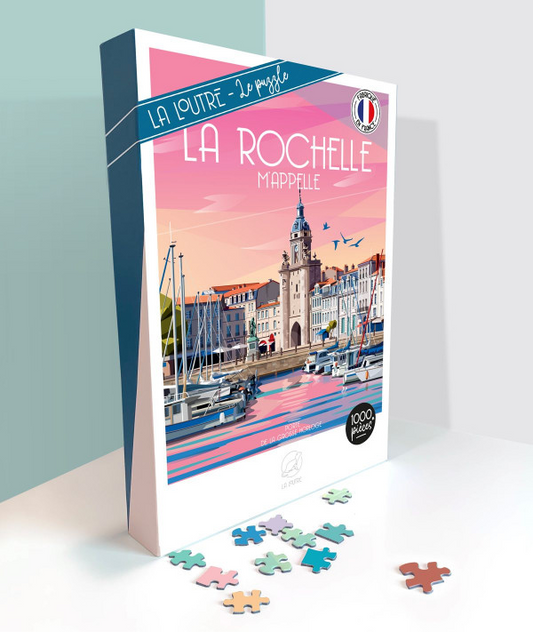 Puzzle La Rochelle vieux-port 1000 pièces