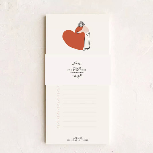 Bloc notes Serre moi fort