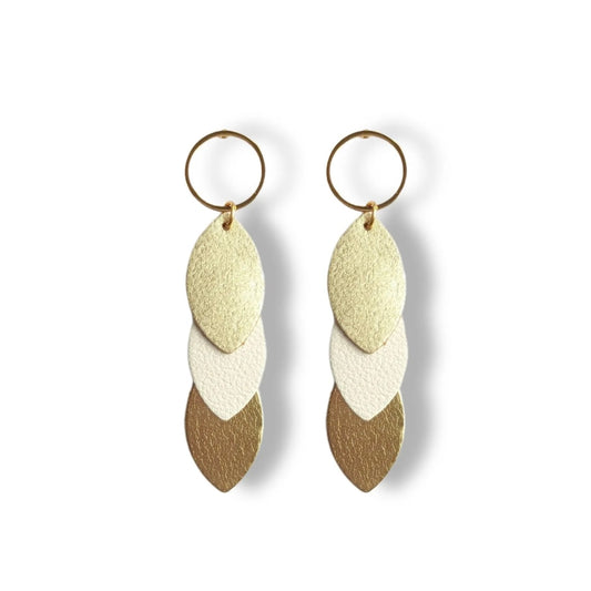 Boucles d’oreilles Ella blanc